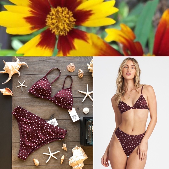 Billabong Other - 🌴🌼BILLABONG- ROSE BUD BIKINI SET🌼🌴